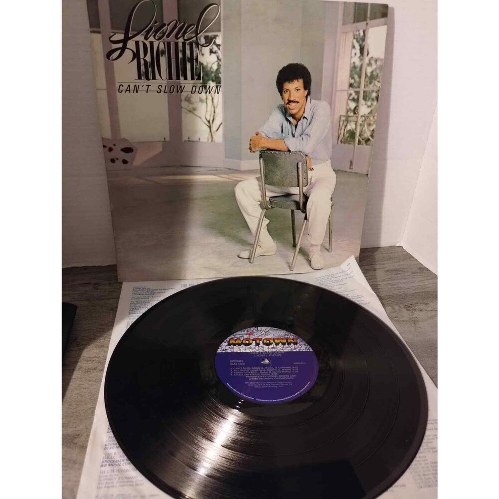 Lionel Richie Can't Slow Down LP vinyl record Motown 1983
